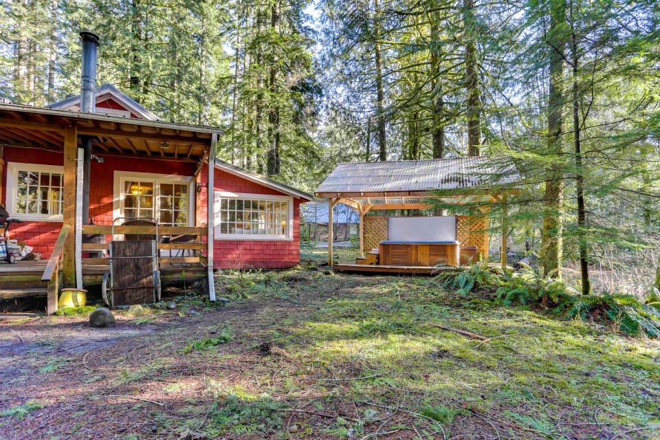The Cedars Cabin 2 BD Vacation Rental in Welches, OR Vacasa
