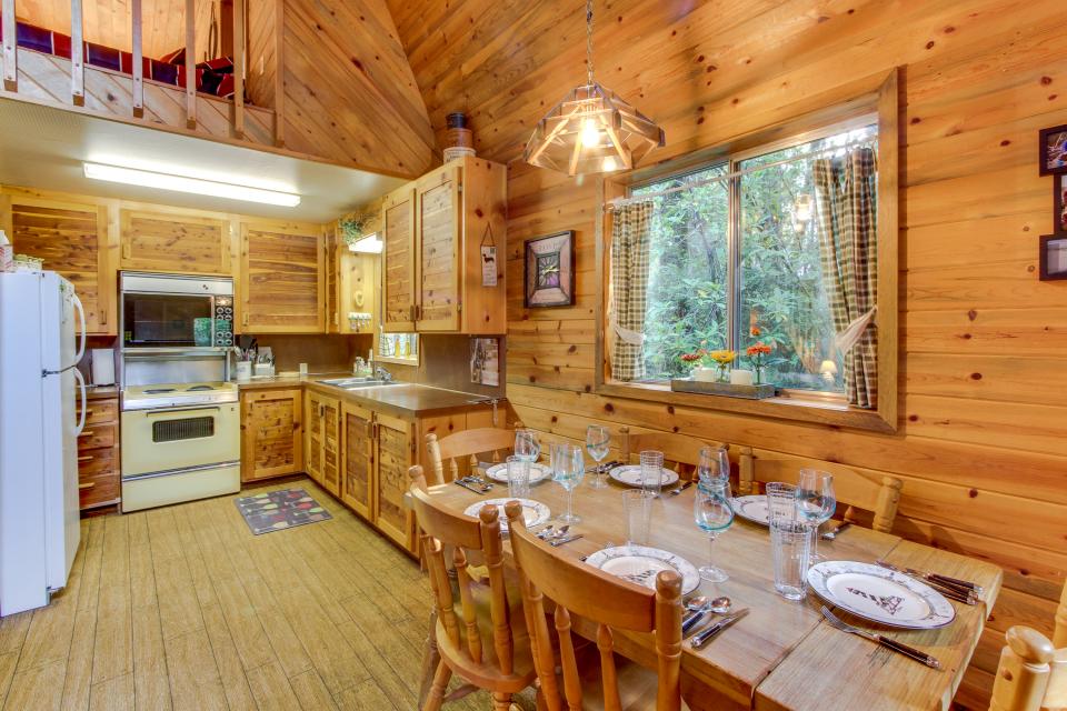 Sabala Cabin 1 BD Vacation Rental in Bandon, OR Vacasa